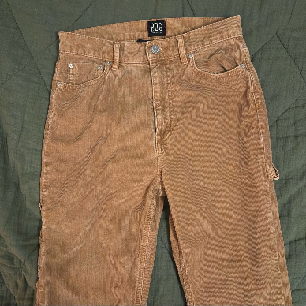 Urban Outfitters Slim Straight Brown Pants